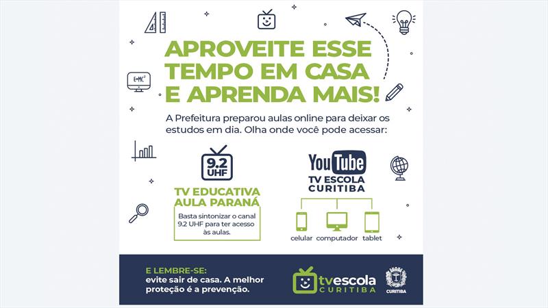 Estudantes da rede municipal terão videoaulas