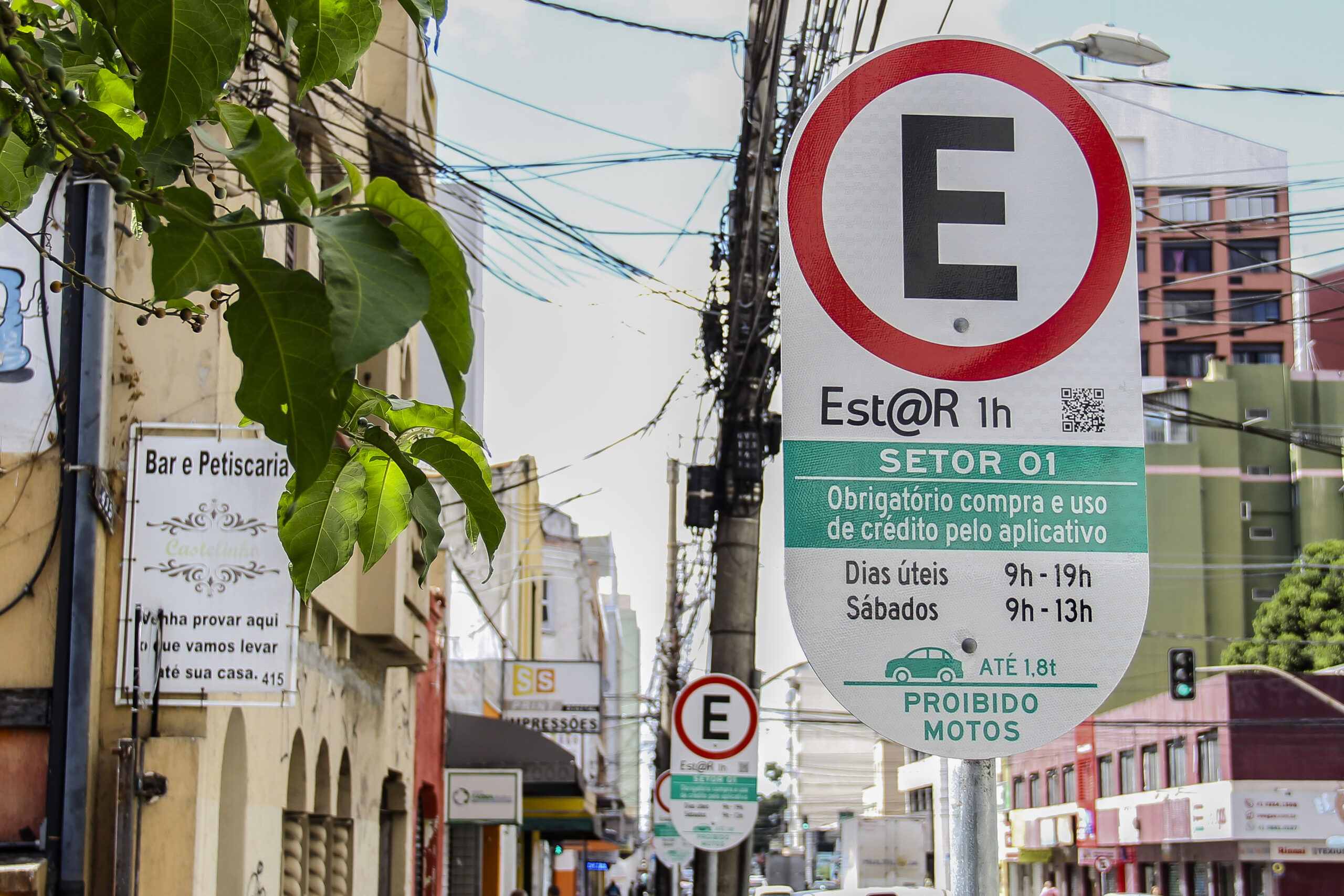 Motorista que estacionar sem ativar créditos do EstaR será multado