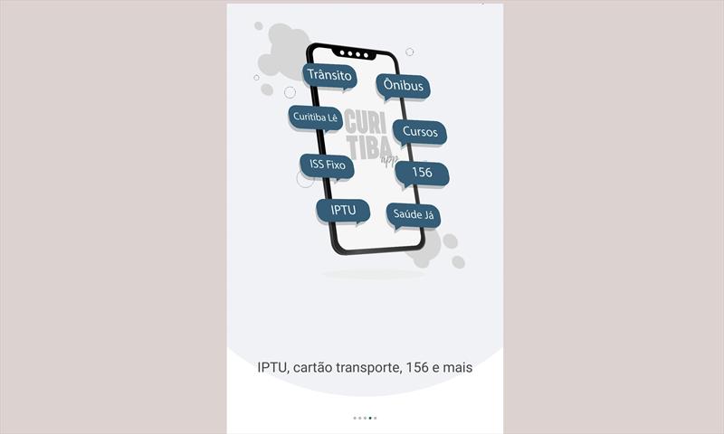 Contribuinte pode usar Curitiba App para gerar IPTU 2021
