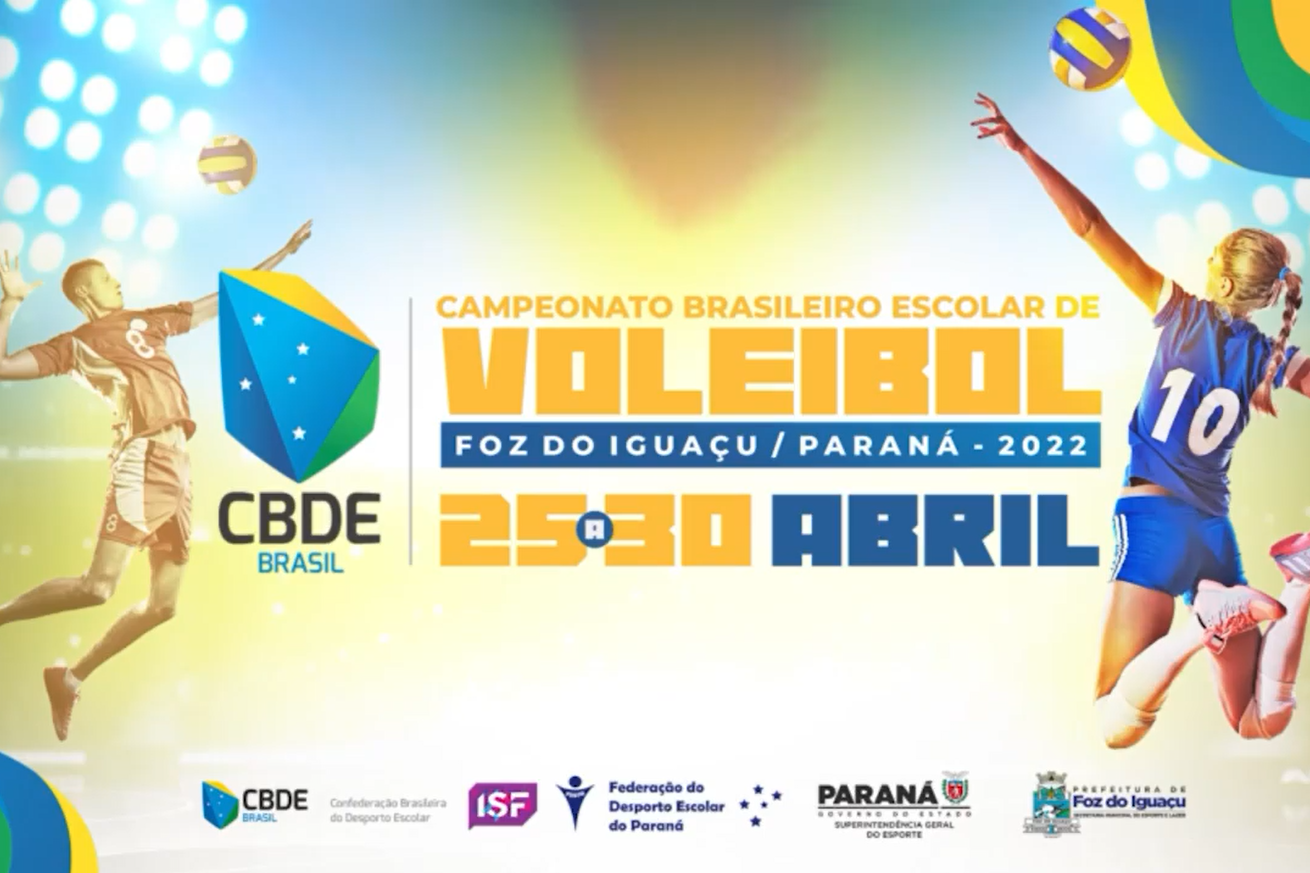 Paraná recebe o Campeonato Brasileiro Escolar de Voleibol