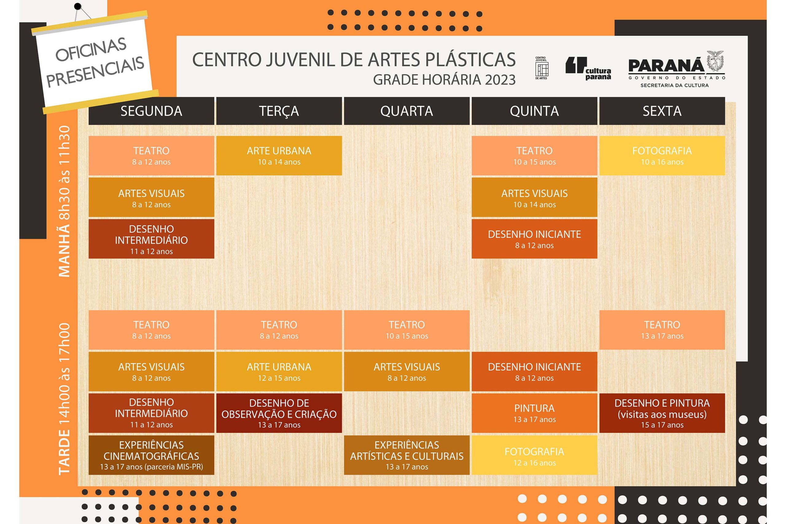 Inscrições para oficinas do Centro Juvenil de Artes Plásticas abrem na próxima semana