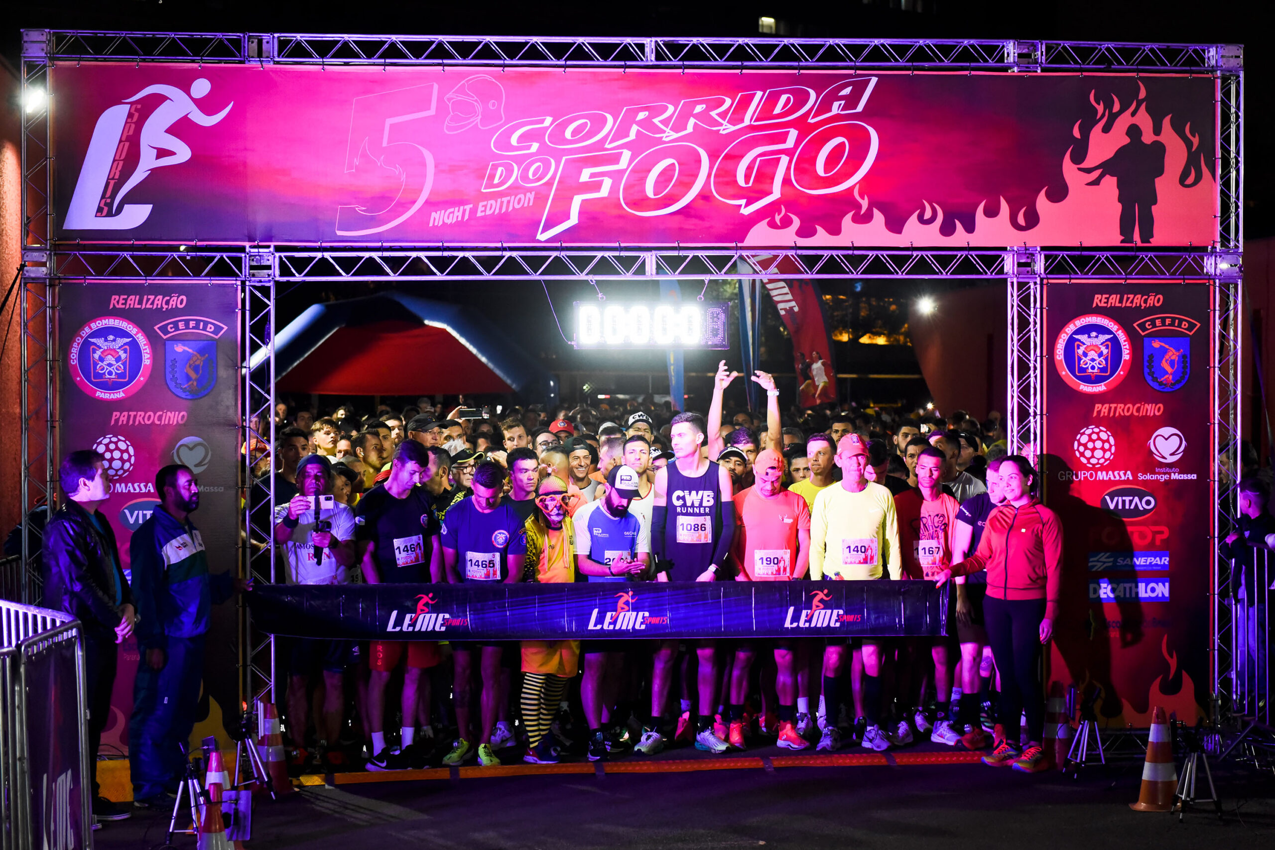Desafio, solidariedade e confraternização marcam a 5ª Corrida do Fogo dos Bombeiros