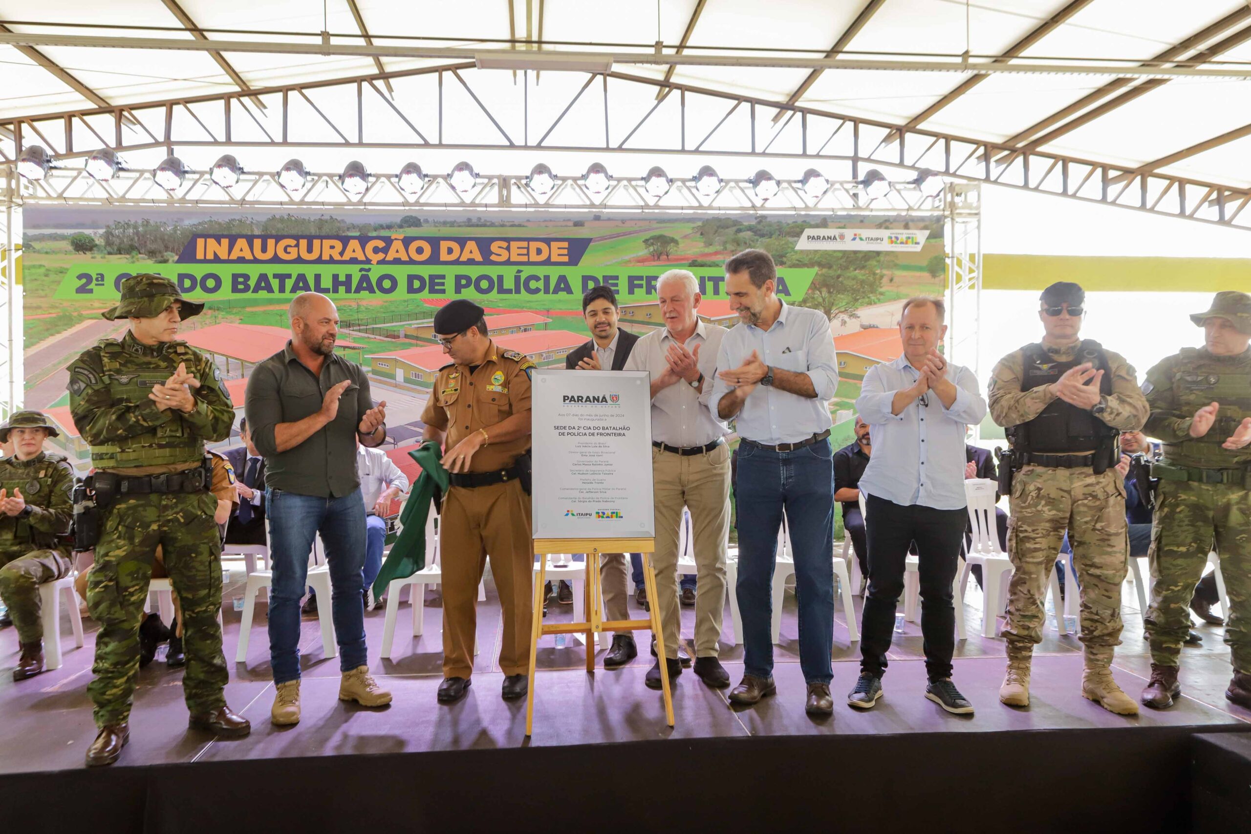 Reforço na fronteira: Estado inaugura sede da 2ª Companhia do BPFron, em Guaíra