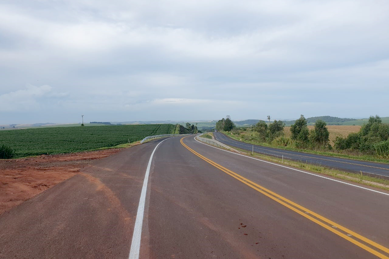 PR-445 terá alteração no tráfego para obra de nova ponte sobre o Rio Santa Cruz