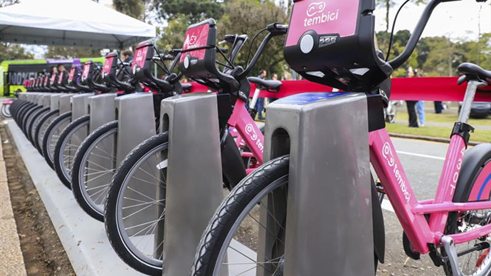 Curitiba amplia rede de bicicletas compartilhadas e conta agora com 780 bikes