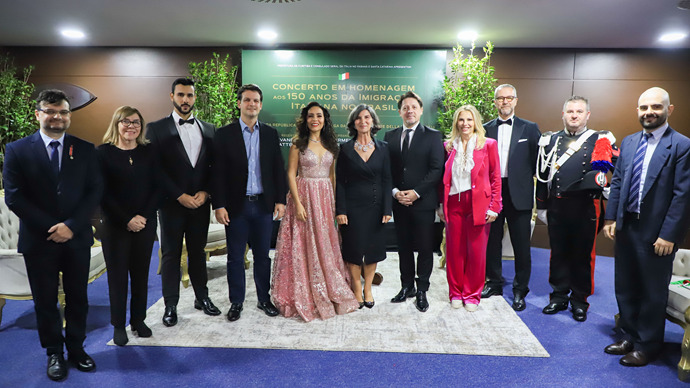 Curitiba homenageia a cultura italiana com espetáculo musical e homenagem a personalidades