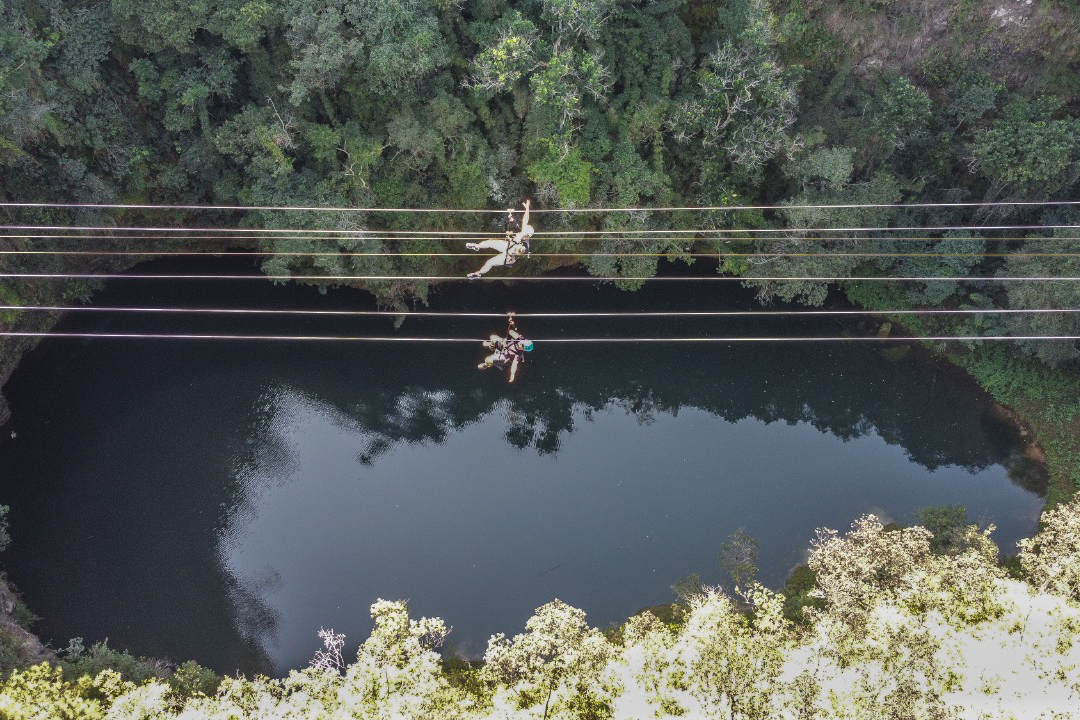 Junho Vermelho: doadores de sangue ganham passeio de tirolesa no Parque de Vila Velha