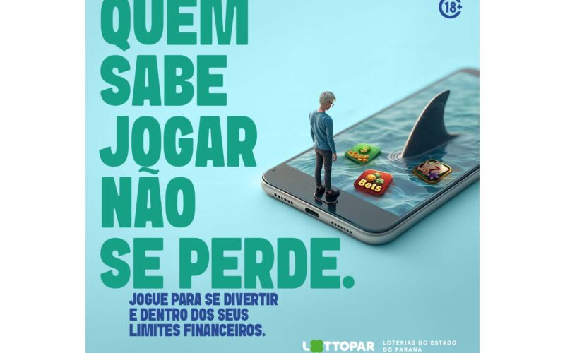 Entretenimento: campanha da Lottopar conscientiza população sobre jogo responsável