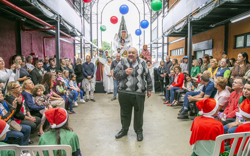 Rua da Cidadania Portão esteve em festa para celebrar o Natal de Curitiba