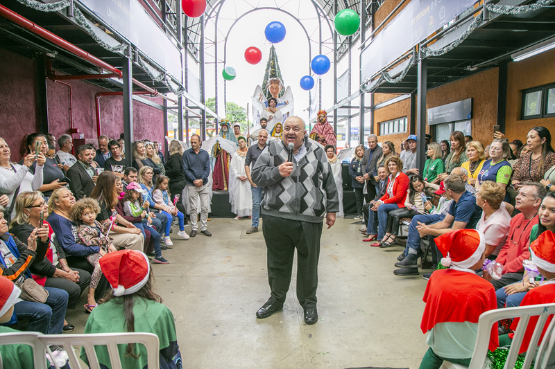 Rua da Cidadania Portão esteve em festa para celebrar o Natal de Curitiba