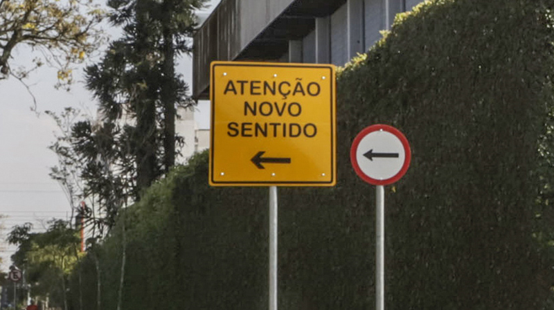 Ruas no Alto da XV terão alterações de tráfego a partir desta terça-feira