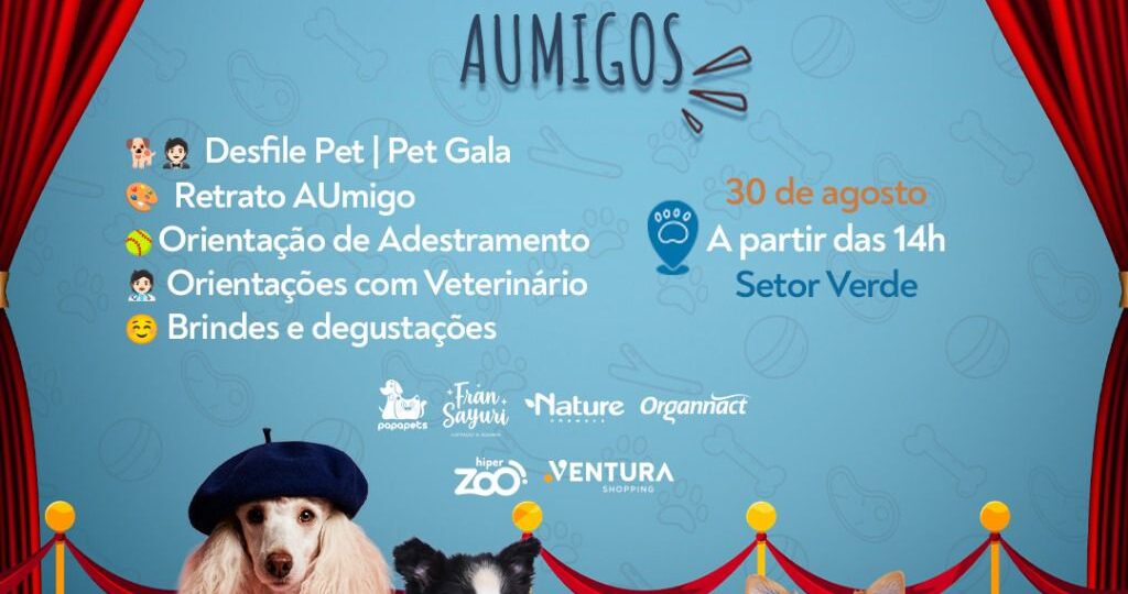 Ventura Shopping comemora Dia do Cachorro com Encontro de AUmigos