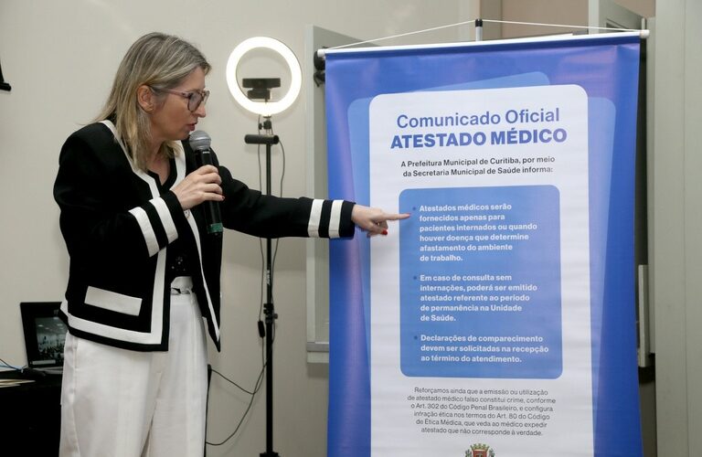 Atestado Responsável: vereadores de Curitiba apoiam campanha da Prefeitura