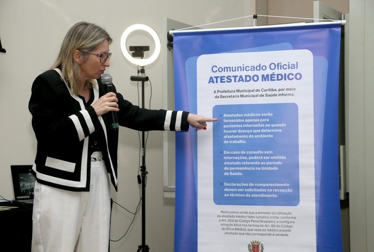 Atestado Responsável: vereadores de Curitiba apoiam campanha da Prefeitura