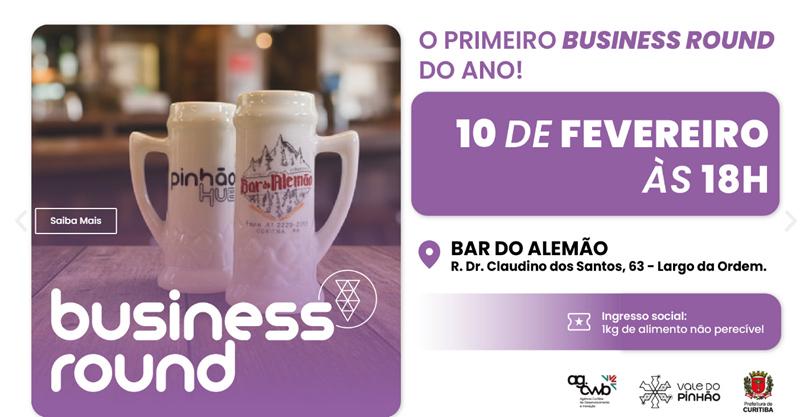Bar do Alemão vira ponto de encontro para o primeiro Business Round de 2026