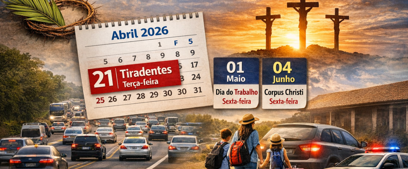 Semana Santa encurta rotina e abre sequência de feriados prolongados