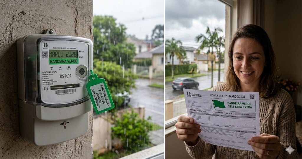 Bandeira verde mantida: energia segue mais barata este mês.