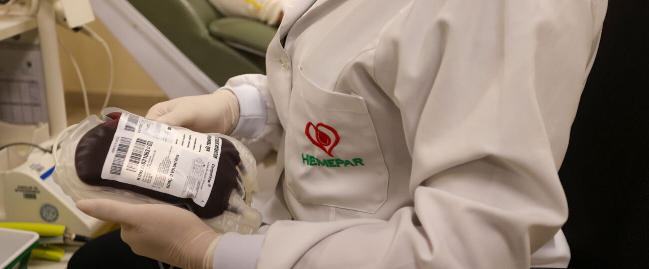 Hemepar convoca doadores de sangue para garantir o estoque para o feriado de Tiradentes