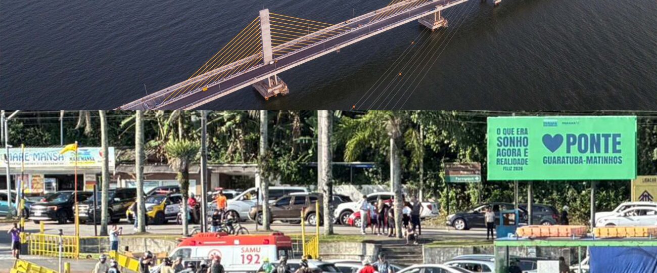 Com ponte, ambulância de Guaratuba atende paciente em Matinhos em 11 minutos