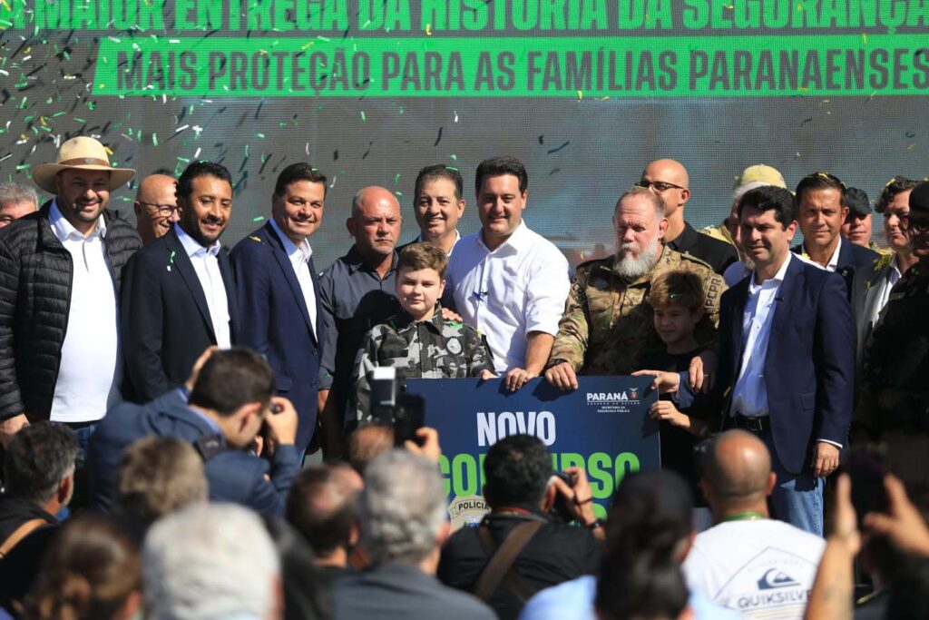 R$ 338 milhões: Ratinho Junior anuncia maior investimento da história em segurança pública