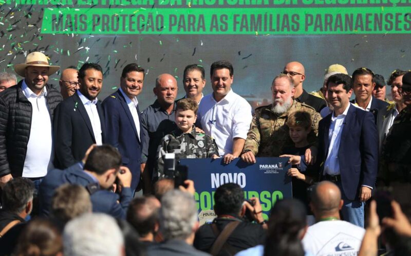 R$ 338 milhões: Ratinho Junior anuncia maior investimento da história em segurança pública